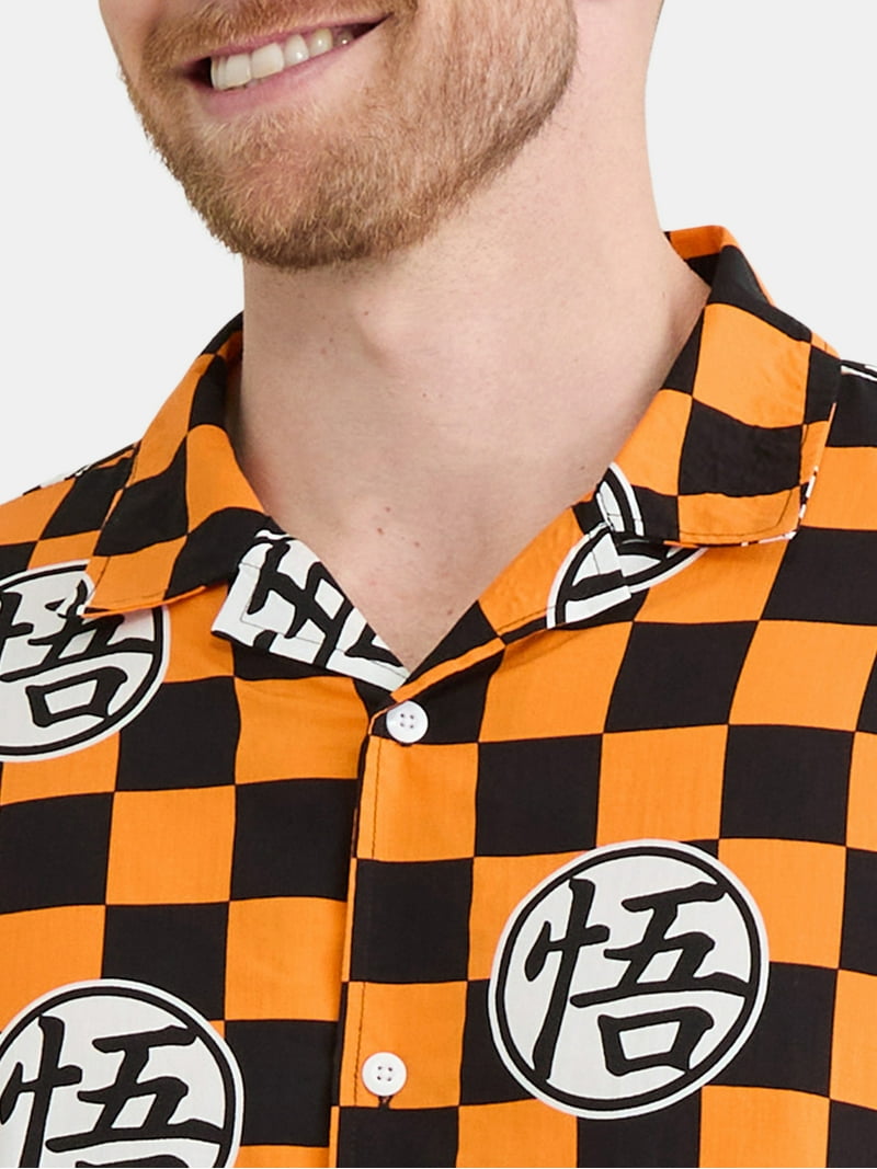 dragon ball dress shirt Dragon Ball Z Short Sleeve Button Up Shirts