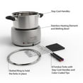 thumbnail image 5 of Classic Cuisine Ensemble de Casseroles à Fondue en Acier Inoxydable, 5 of 5