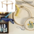 thumbnail image 4 of Soporte de Aro para Punto de Cruz ANGGREK Estructura Robusta Ajuste Flexible Madera, 4 of 7