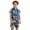 1-A17, variant on Tiijoy Boys Summer Beach Outfits Tropical Print Short Sleeve Shirt Shorts Set, Sizes 2-3