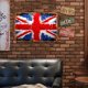 thumbnail image 3 of Placa Metal Vintage Inglaterra Pintura Hierro Rectangular Bar para El 30x20cm, 3 of 9