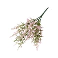 thumbnail image 1 of ¡Campaña con descuento!12 paquetes de plantas de flores artificiales de lavanda con 7 tallos flexibles plantas de plástico de imitación resistentes a los rayos UV de 14 pulgadas para exteriores, 1 of 3