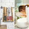 thumbnail image 7 of Nsnder Halloween Pumpkins Bats on Moon Cotton Towel Set 2PCS, Quick Drying Bath Towels, Soft and Breathable Hand Towel WashCloths for Kitchen, Bathroom, Gym, Beach, 7 of 7