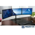 thumbnail image 2 of Mount-it! Triple Heavy Duty Monitor Stand, Fits 17"-27" Computer Screens, Freestanding Full Motion, 2 of 14