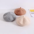 thumbnail image 2 of YooGuoGuo Beret Hats for Girls French Beret Autumn Winter Spring Beret Cap Children Woolen Beret Painter Hat Girls Pumpkin Hat, 2 of 8