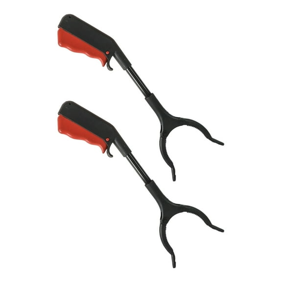 30cm Long Reaching Trash Claw Garbage Reacher Litter Grabber Ergonomic Grip For Home Garden And Camping Use