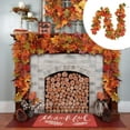 thumbnail image 2 of Birdeem Thanksgiving Holiday Rattan Maple Leaf Rattan Decoration Simulation Maple Leaf Rattan Simulation Landscaping Leaf Simulation, 2 of 6