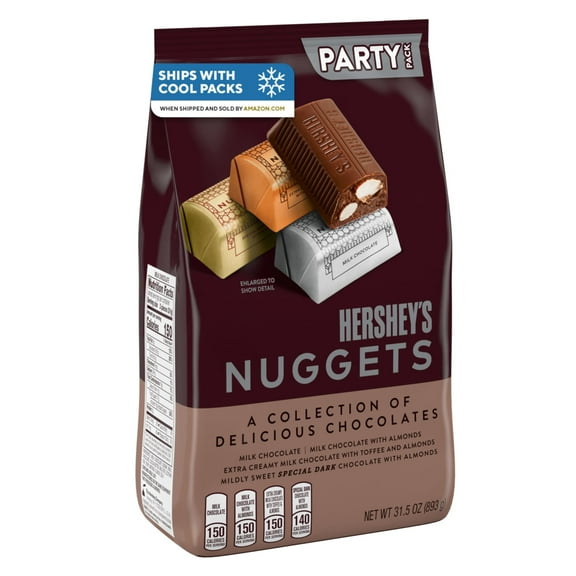 HERSHEY'S NUGGETS Chocolate Halloween Candy Party Pack - 31.5 oz - 1 pk