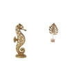 thumbnail image 1 of Estatua de resina,Estatua de resina para decoración del hogar,manualidades,oro,Escultura de oro,figura de resina,regalos decorativos,Escultura de hojas,Estatua de hoja de metal Escultura de, 1 of 8