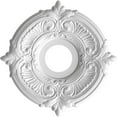 thumbnail image 5 of Ekena Millwork 13"OD x 3 1/2"ID x 3/4"P Attica Thermoformed PVC Ceiling Medallion (Fits Canopies up to 5"), Universal Metallic Champagne Mist, 5 of 5