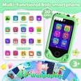 thumbnail image 2 of Smartphone Jusvenmt Kids Dinosaur 2.8" con pantalla 32GB, color verde, 2 of 7