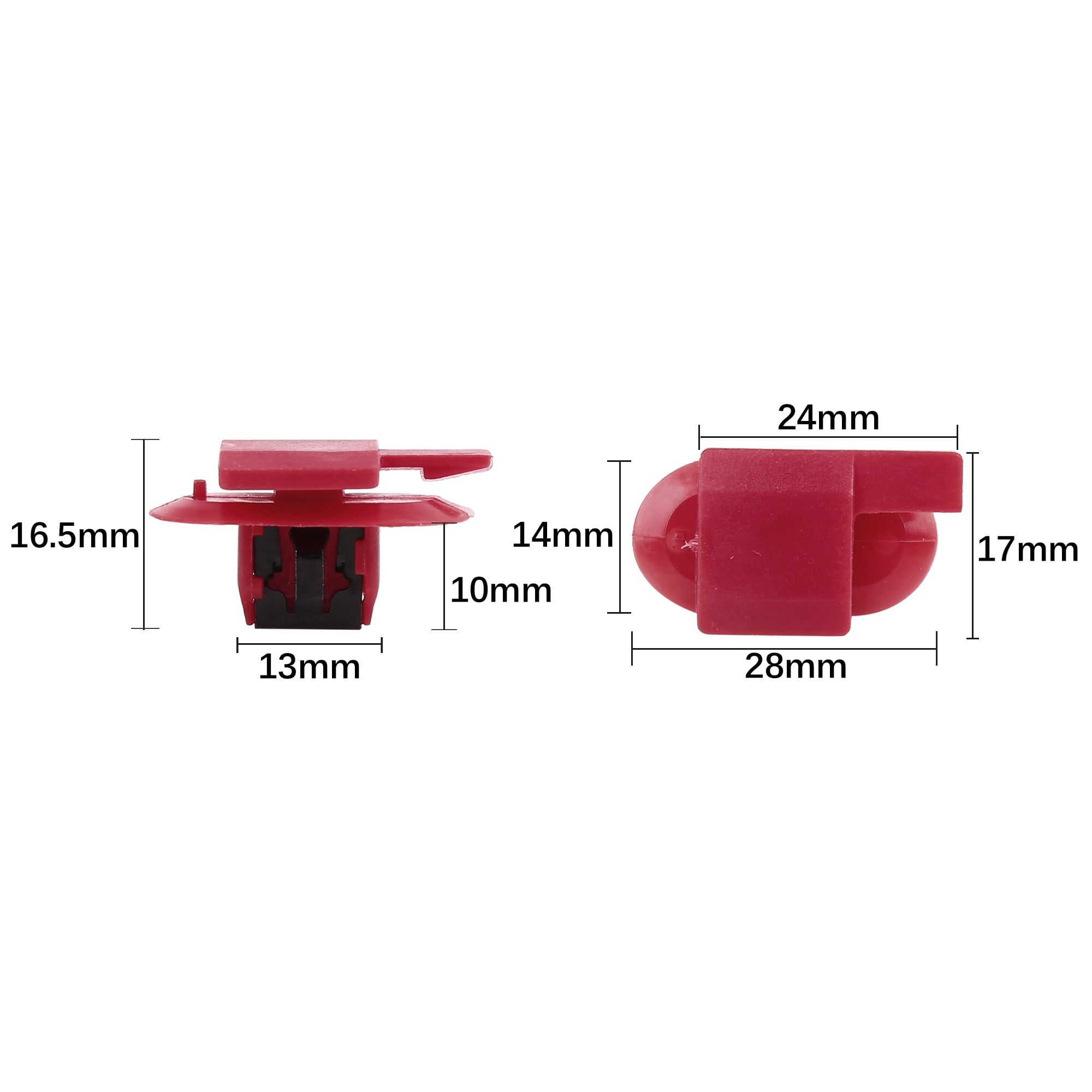 Unique Bargains 10 Pcs Plastic Rivet Bumper Fender Fastener Clips Retainer for GM 11547026