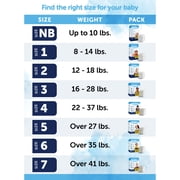 Comfees Baby Baby Diaper Size 7, 12 hour protection, over 41 lbs., 20 Count, 1 Pack