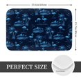 thumbnail image 2 of Picia BLUE Flamingo Birds Pattern Flannel Doormat – 16x24 Inch Non-Slip Indoor Mat, Absorbent & Quick-Dry Rug for Entryway, Bathroom, Kitchen, and Bedroom, Machine Washable, 2 of 7