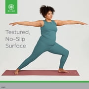 Gaiam Reversible Yoga Mat, Pink Khaki, 24 x 68, 5mm Thickness
