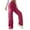A100502-Hot Pink, variant on Petite Cargo Pants For Women High Waisted Trendy Lightweight Joggers Elastic Straight Leg with Pocket Casual Baggy Pants Blue S