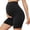 Black, variant on Solid Color Maternity Women High Waisted Belly Support Leggings Breathable Comfortable Pants For The Third Trimester Relaxed Fit Pregnant Trousers