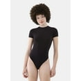 thumbnail image 3 of No Boundaries Cotton Stretch Jersey T-Shirt Bodysuit, Women’s XS-3XL, 3 of 4