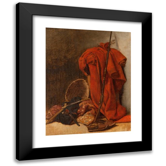 Maksymilian Gierymski 12x14 Black Modern Framed Museum Art Print Titled - Still Life (1868)