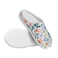 thumbnail image 3 of Xecao Watercolor Wildflowers 1 Print Cotton Slippers Fuzzy Warm Cozy Slippers Non Slip House Slippers For Indoor Outdoor Cotton Slippers House Slippers-35/36, 3 of 7