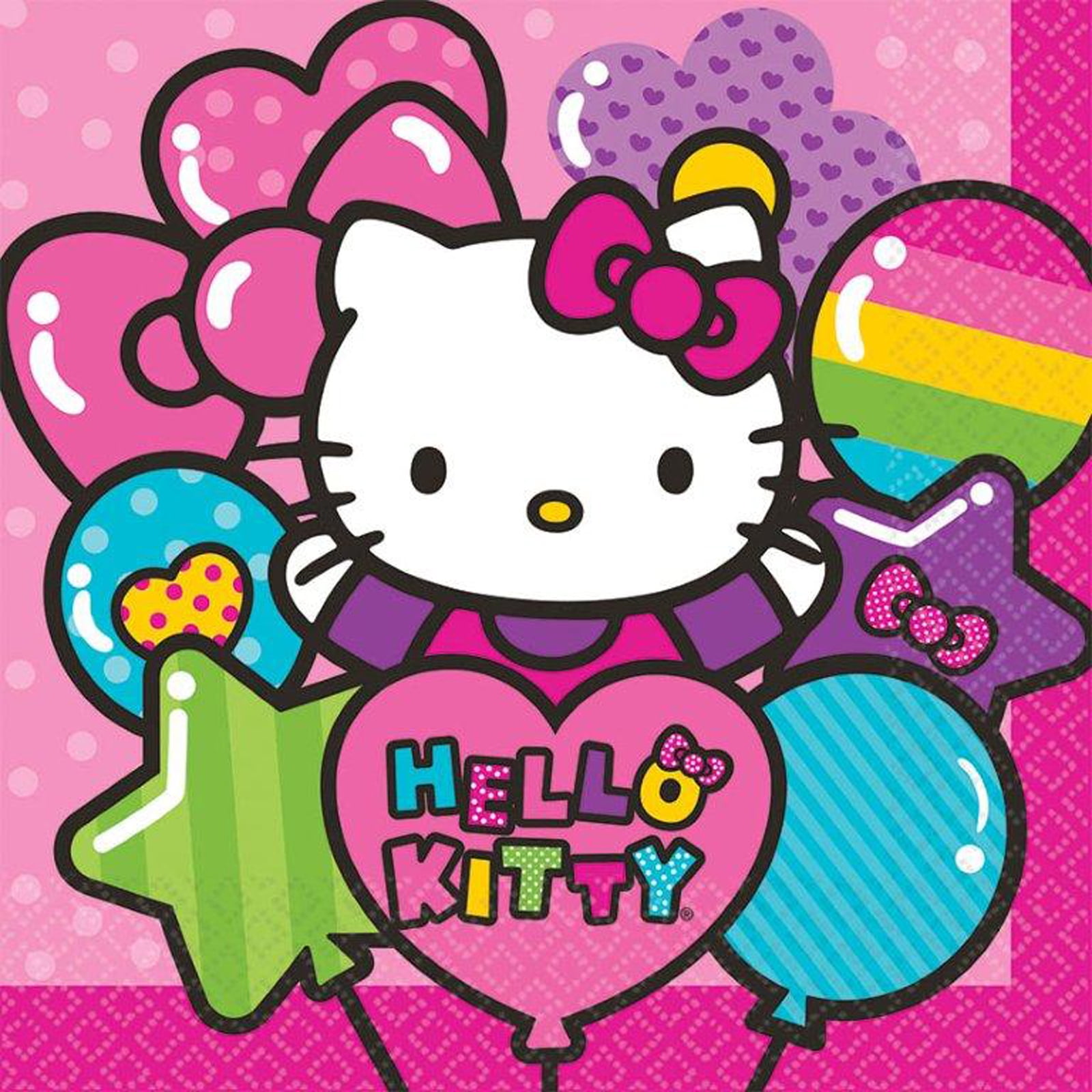 Hello Kitty House Key Blank-rainbow-painting pink blue yellow white WR3/WR5 