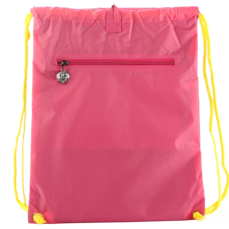 Ed Hardy Hot Pink Drew Drawstring Backpack Bag NWT Ed Hardy Drew Drawstring Glitter Butterfly Bag - Hot Pink  main image 2