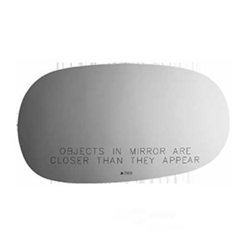 Burco Side View Mirror Replacement Glass - Clear Glass - 3626