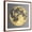 Brown Frame, variant on Art.com 3D Wall Art Picture Modern Moon Gold Art Print by deckorator, 24" x 24"