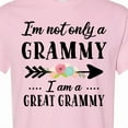 thumbnail image 4 of Inktastic I'm Not Only a Grammy I'm a Great Grammy with Flowers T-Shirt, 4 of 5