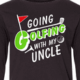 thumbnail image 4 of Inktastic Going Golfing with my Uncle- kids golf Long Sleeve Youth T-Shirt, 4 of 5