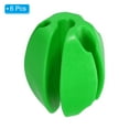 thumbnail image 3 of Hard Rubber Fishing Rod Bundler Holder Fishing Pole Strap Ties 5-Holes, Green 6 Pack, 3 of 4
