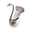 Silver, variant on Swan Shaped Spoon Set with Holder Decorative Metal Tableware for Kitchen Dining Tea Coffee Dessert Fruit Use 7 Piece Set Ornament