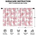 thumbnail image 2 of Blackout Kids Curtains,White Dogs and Flowers Childrens Insulated Curtains Set Of 2,Bedroom Essentials,Toddler Room Decor 52x63in(132x160cm), 2 of 4