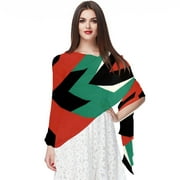 Palestine Translucent Chiffon Silk Scarf - Breathable Lightweight Wrap Shawl for Women - 180x73 Size - Elegant Fashion Accessory Fedoras Boutique