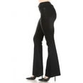 thumbnail image 2 of Jvini Women's Flare Jeans Pull-On Slimming High Waisted Flared Leg Denim Washed Black Denim, 2 of 4