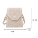 thumbnail image 3 of Bolso bandolera para mujer, bolso informal a la moda, versátil, bolso bandolera para mujer Beige, 3 of 8