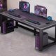 thumbnail image 3 of Mesa doble de escritorio, escritorio para ordenador, dormitorio de juegos, mesa ergonómica de lujo, arte moderno, sala de estar, muebles chinos, 3 of 4