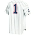 thumbnail image 3 of Men's GameDay Greats #1 White Arizona Wildcats Lightweight Baseball Fashion Jersey, 3 of 4