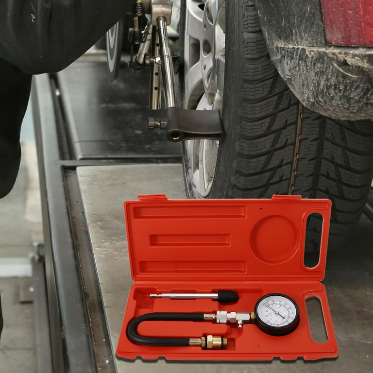 Cylinder Pressure Gauge Engine Compression Test Kit Compression