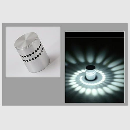 

LED Aluminum Ceiling Aisle Porch Background KTV Spiral Light Effect Wall Lamp