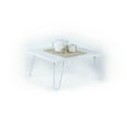 thumbnail image 5 of YunHome Katerina 23.6" Wide Coffee Table Walnut-Black, 5 of 5