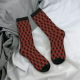 thumbnail image 5 of Rateoe Argyle Plaid for Women Casual Calf Socks - Cute Crew Socks - Thin Soft Above Ankle Socks Size 5-11, 5 of 6
