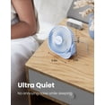 thumbnail image 3 of Ventilador de escritorio Gaiatop USB con rotación de 90° y 3 velocidades, color azul, 3 of 7