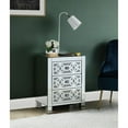 thumbnail image 2 of ACME Noralie Storage Accent Table in Mirrored and Faux Diamonds, 2 of 5