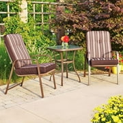 Mainstays Ms Lawson Ridge 3-piece Bistro Set, Brow
