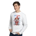 thumbnail image 3 of Hello Winter Bulldog Smiling in Red Scarf Hat Welcome Christmas Sweatshirt Unisex Merch Dog Lover Gifts Idea - 00017, 3 of 6
