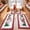 Christmas Trees, variant on Aonewoe Christmas Kitchen Rug Sets of 3 Non Slip Kitchen Rugs and Runners Washable Xmas Truck Kitchen Mat Floor Carpet for Kitchen Hallway Laundry Room Sink Holiday Decor