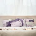 thumbnail image 6 of Ambesonne Throw Pillow Cover 4 Pack, , 20", Eggplant Ivory and Pale Rose, 6 of 7