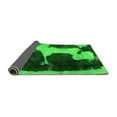 thumbnail image 2 of Ahgly Company Indoor Rectangle Abstract Green Modern Area Rugs, 5' x 8', 2 of 4