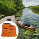 thumbnail image 5 of Bolsa seca flotante impermeable de 6 piezas para kayak, rafting, natación, playa, pesca, proceso de de pegamento de línea completa, diseño de naranja Macarena Bolsas secas impermeables, 5 of 8